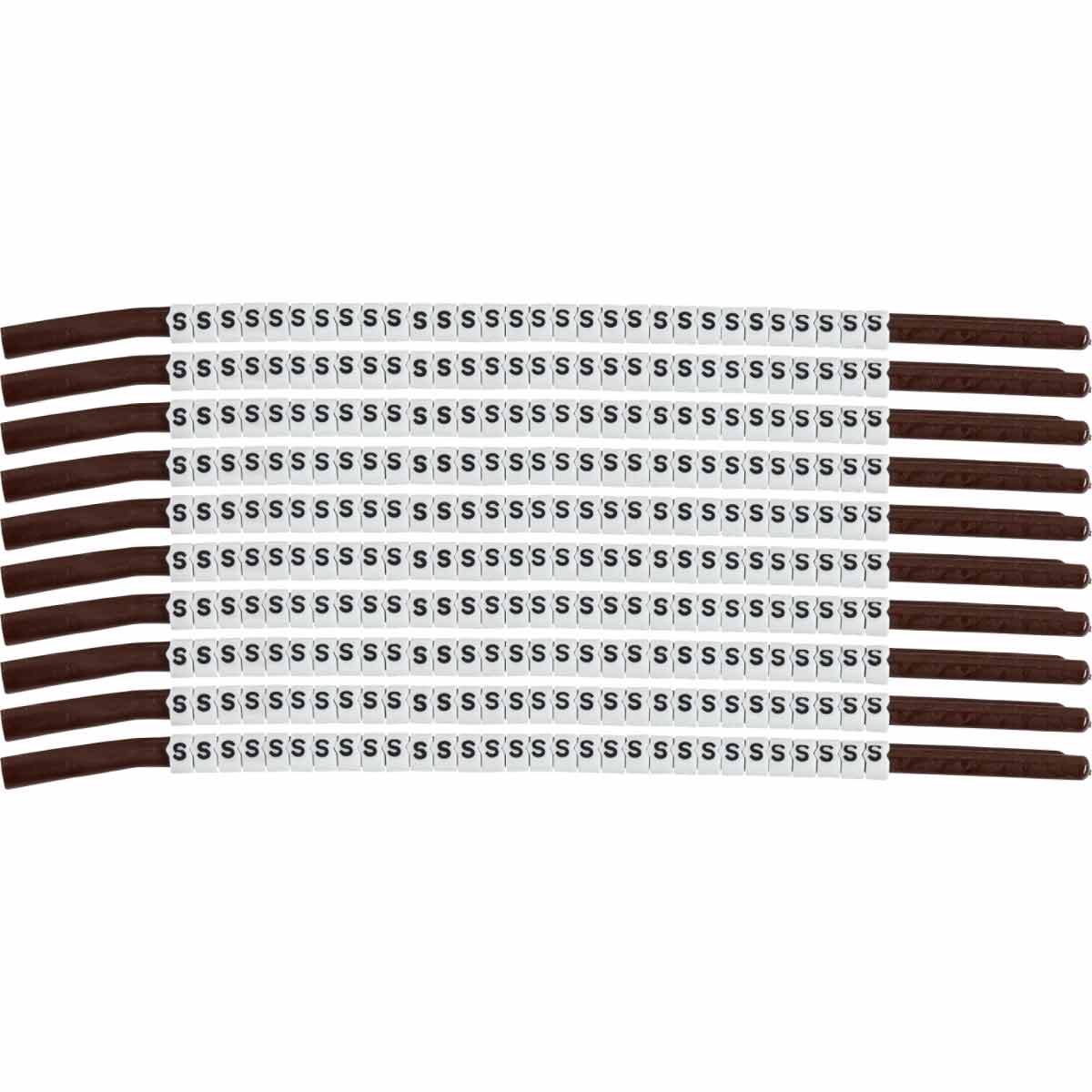 SCN15-S ClipSleeve Wire Marker Size 15 Legend S