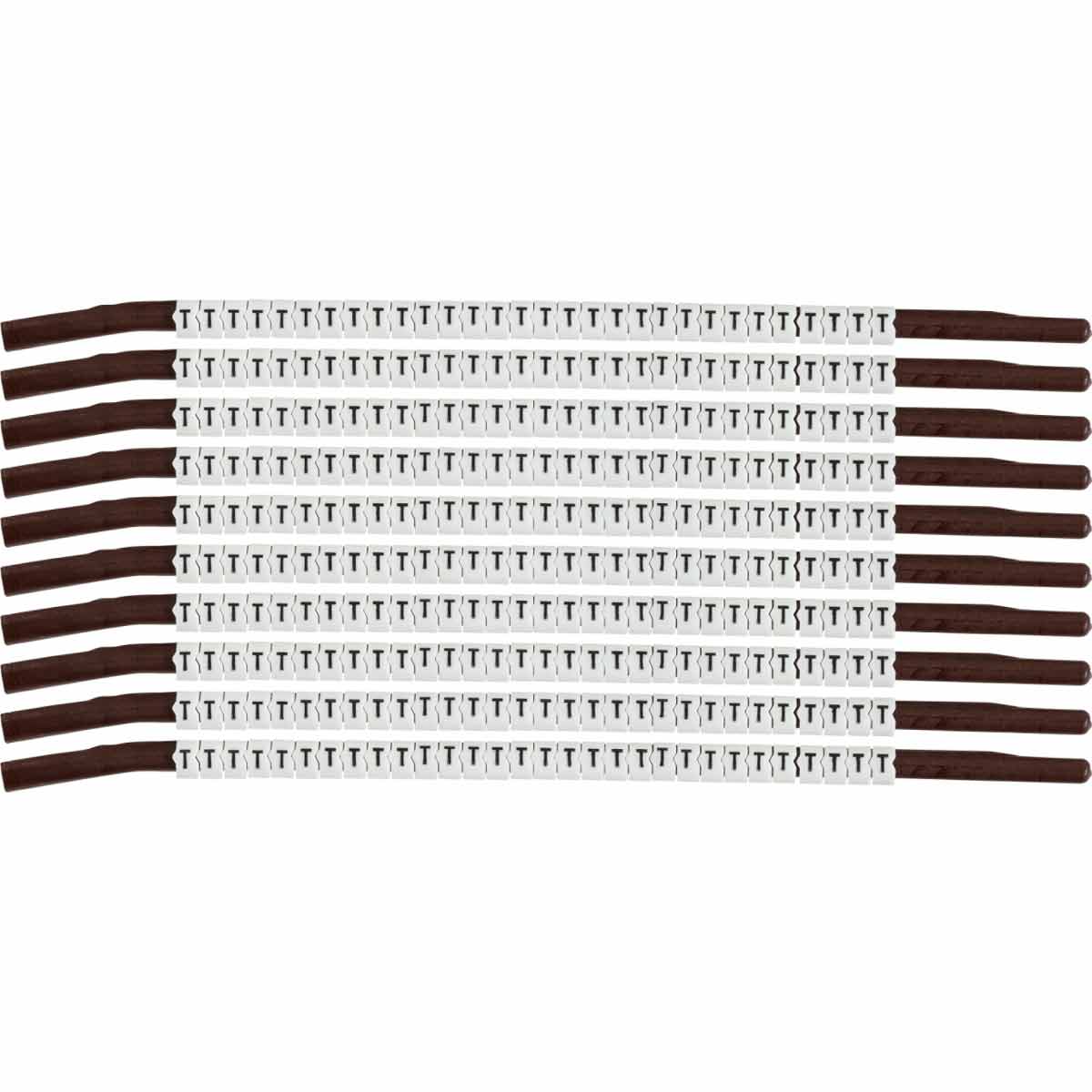 SCN15-T ClipSleeve Wire Marker Size 15 Legend T