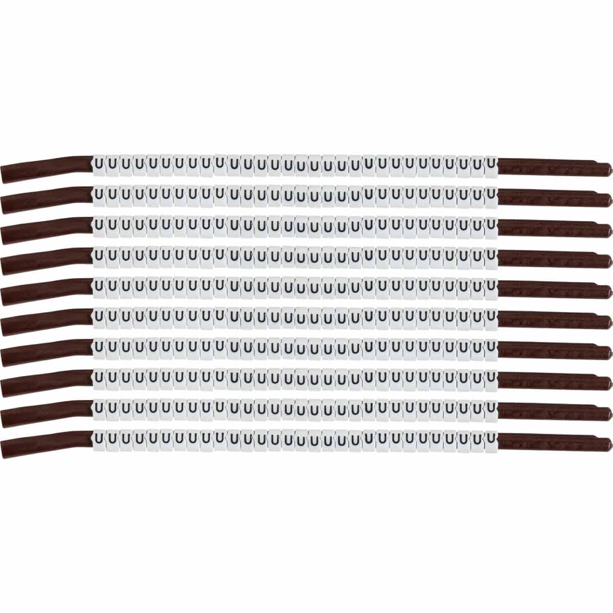 SCN15-U ClipSleeve Wire Marker Size 15 Legend U