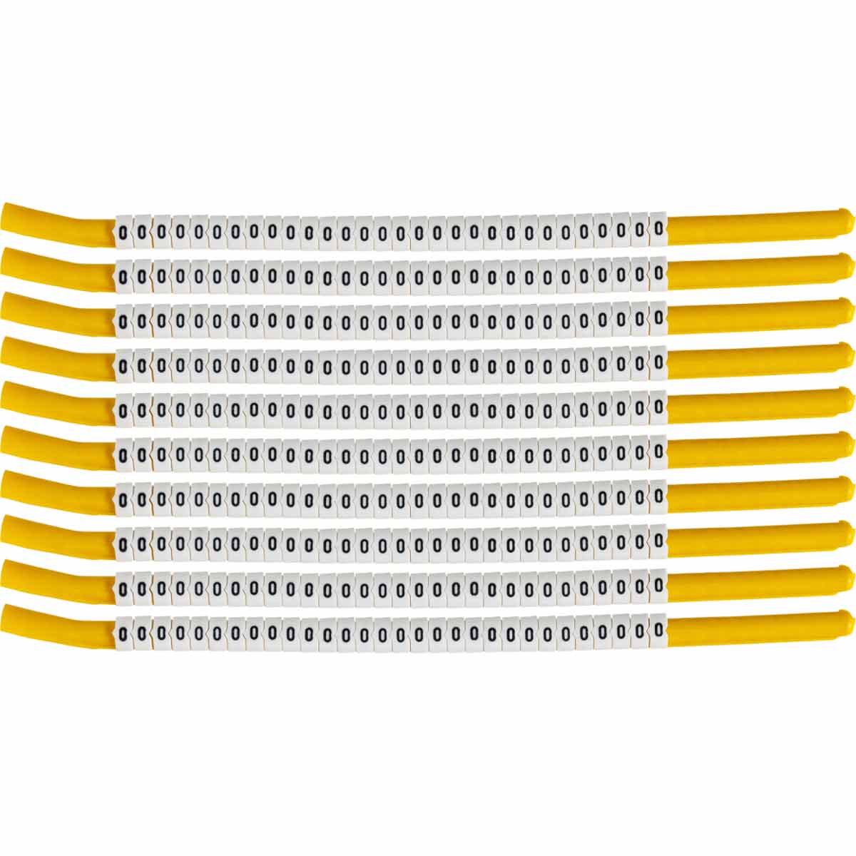 SCN18-0 ClipSleeve Wire Marker Size 18 Legend 0
