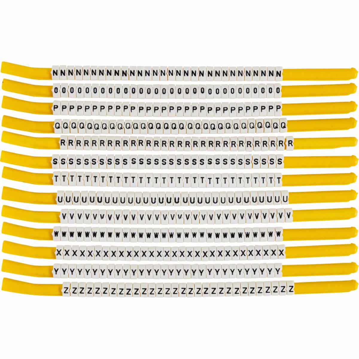 SCN18-N-Z ClipSleeve Wire Mrkr SZ 18 Legend N to Z