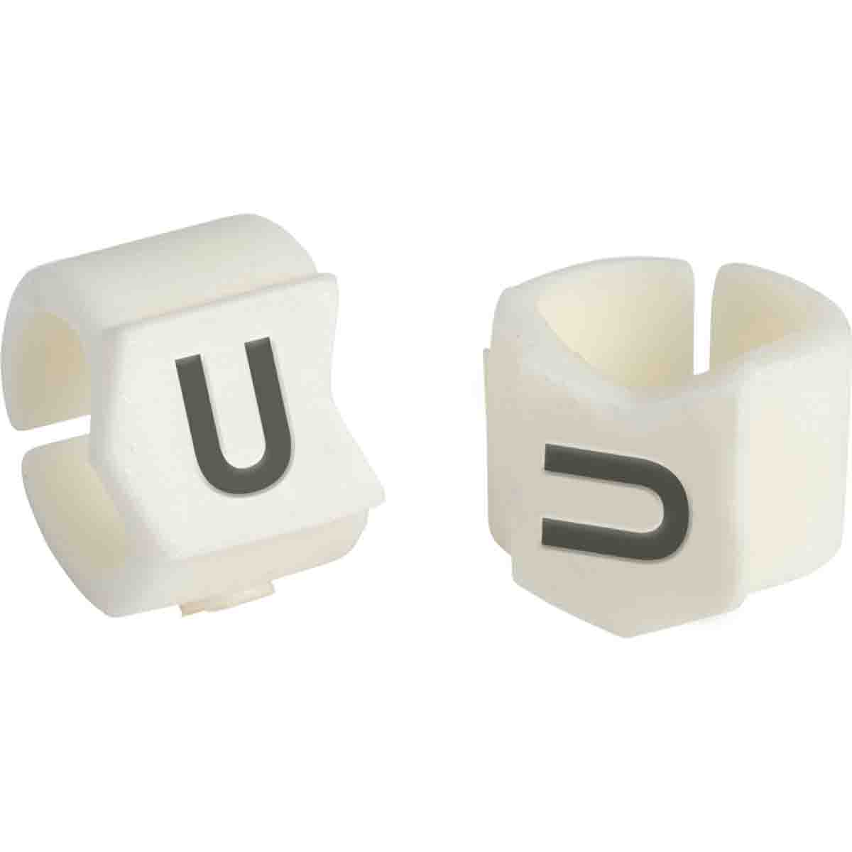 SCN23-U ClipSleeve Wire Marker Size 23 Legend U