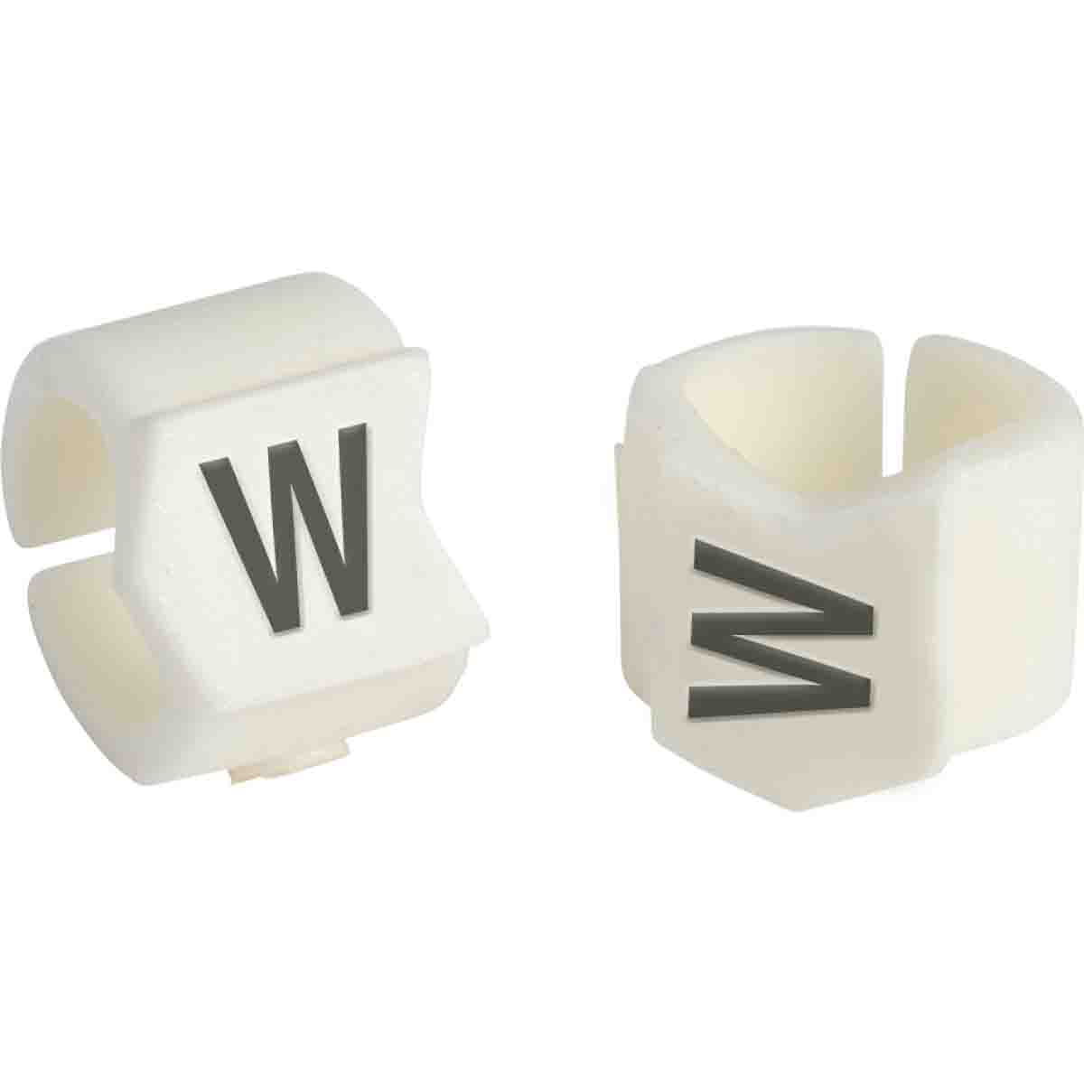 SCN23-W ClipSleeve Wire Marker Size 23 Legend W
