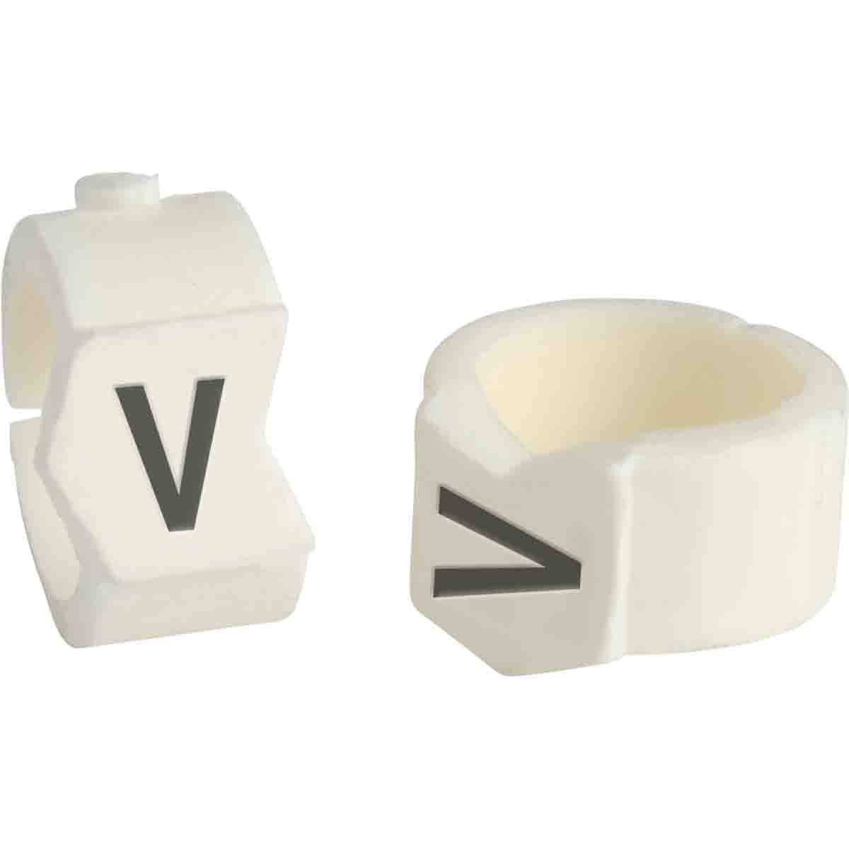 SCN36-V ClipSleeve Wire Marker Size 36 Legend V