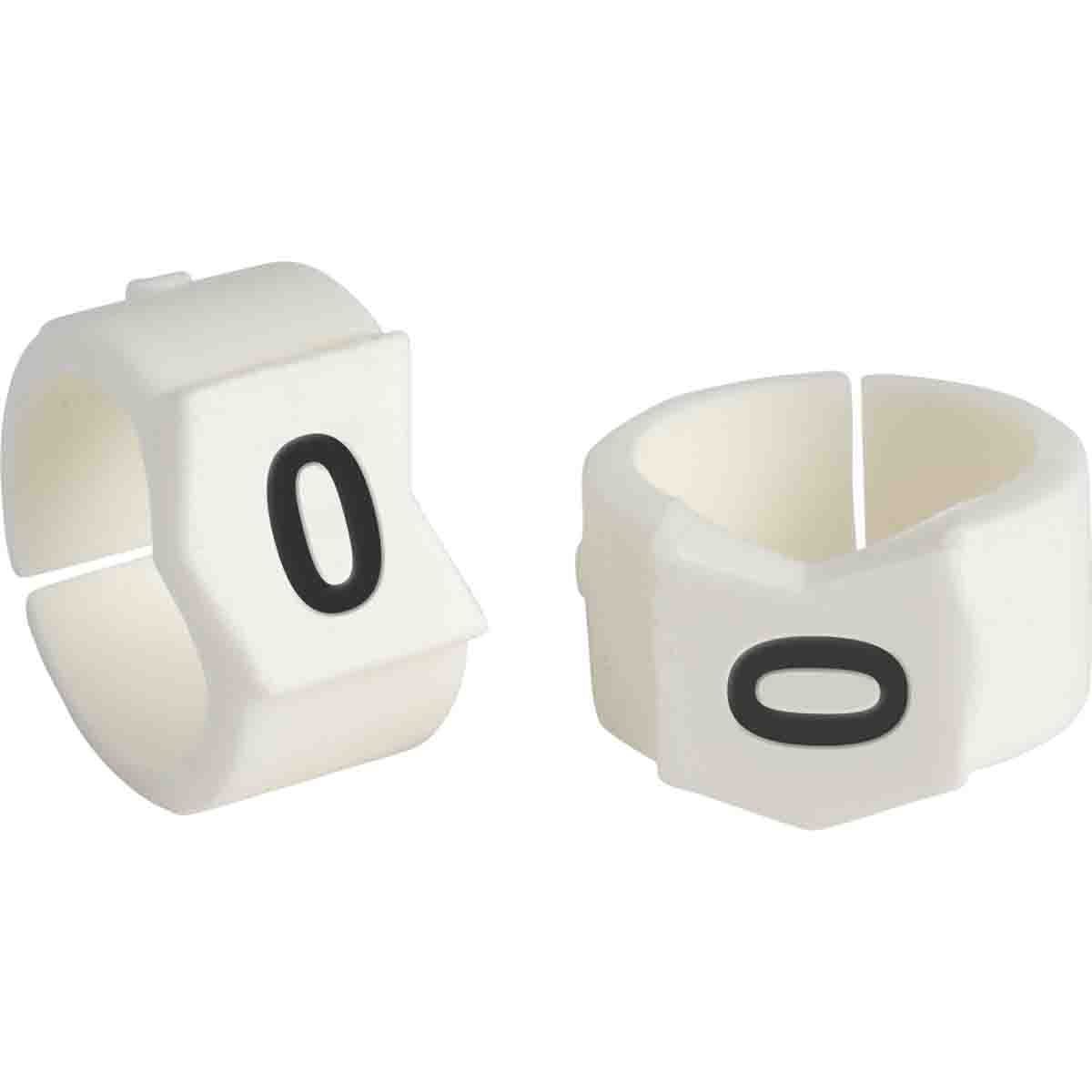 SCN45-0 ClipSleeve Wire Marker Size 45 Legend 0