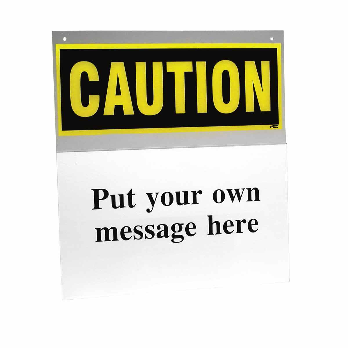 SH114C PRINZING HEADER SIGN HOLDER CAUTION