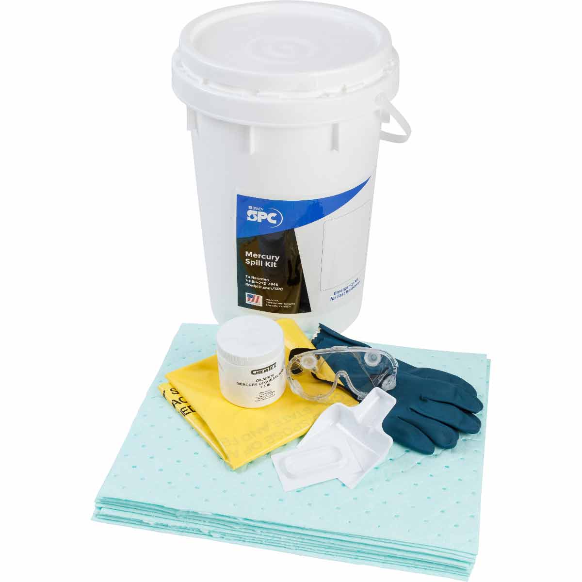 SK-MERC (KIT) MERCURY, 6.5 GAL SPILL KIT
