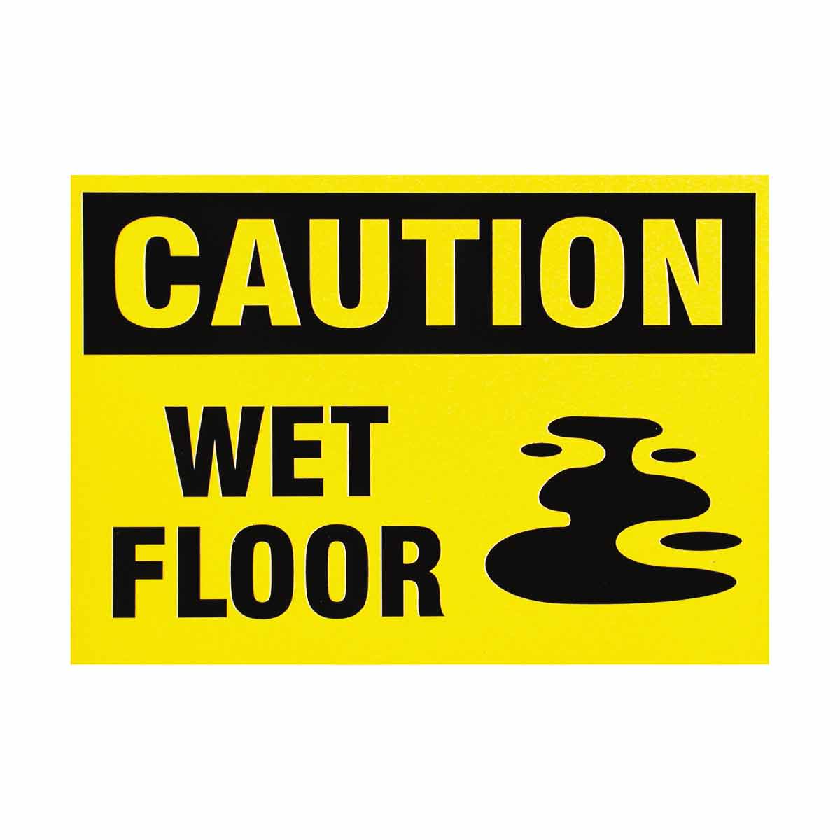 Brady Part Sm673e 46900 Caution Wet Floor Sign Bradyid Com