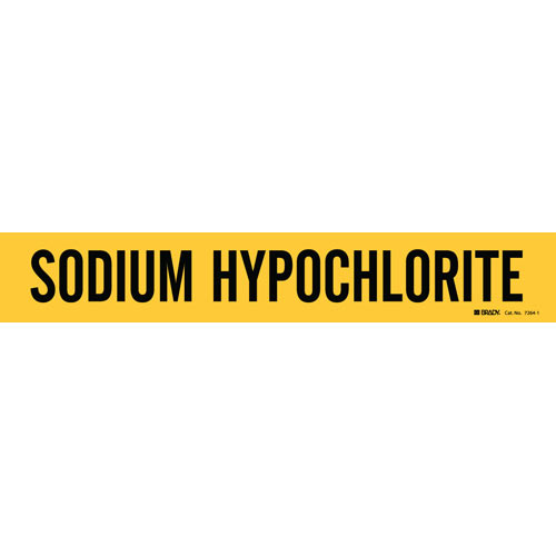 SODIUM HYPOCHLORITE Pipe Marker