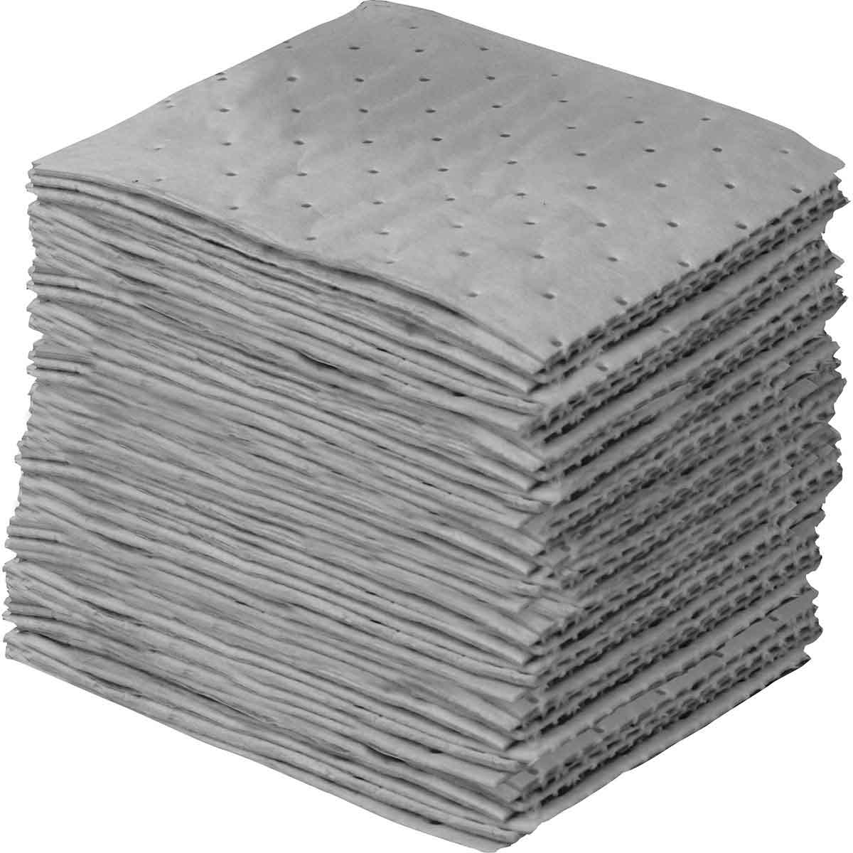 15 x 19 Universal Middle Weight Absorbent Pad - Spill Kit