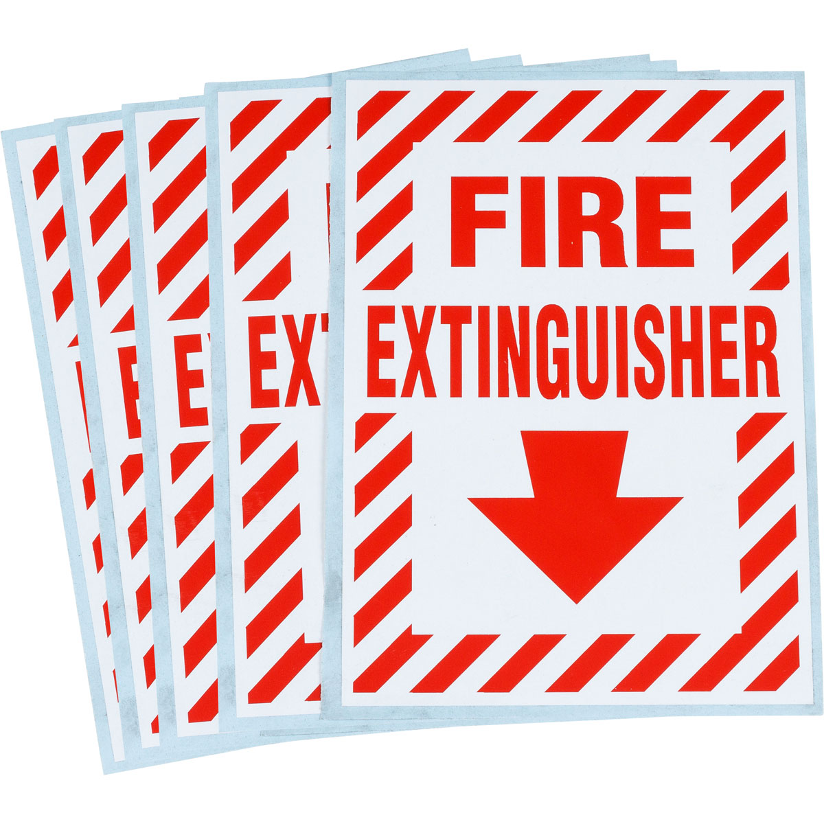 SV090E B946,7"HX5"W,RED/WHT,FIRE EXTINGUISHER