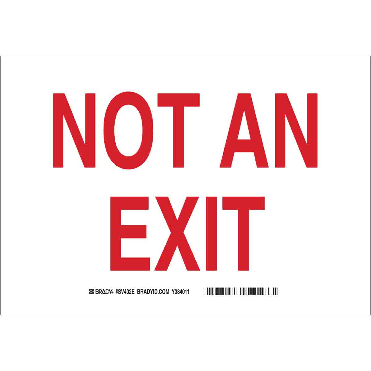 SV402E PRINZING VINYL SIGN 14 X 10