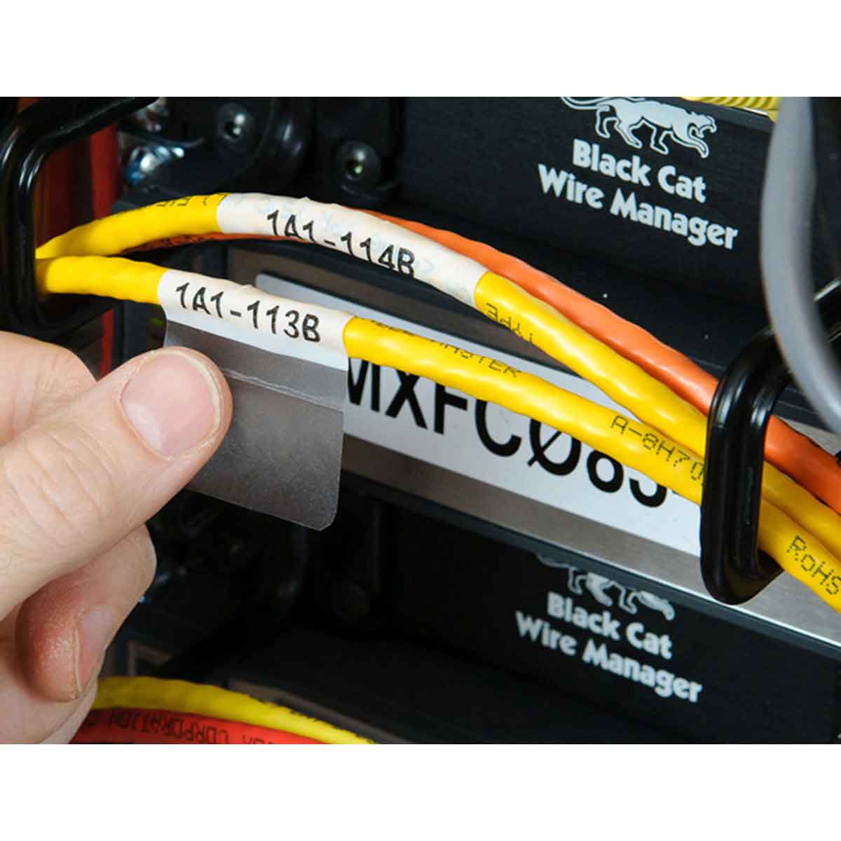 Etiquetas rotatorias para identificación de cables y latiguillos d – CMATIC