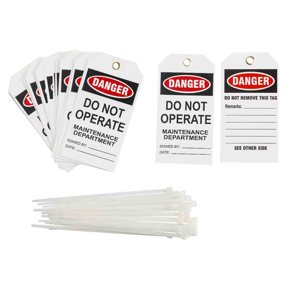 TG002E TAG PRINZING DANGER TAG - PK OF 25 TAGS