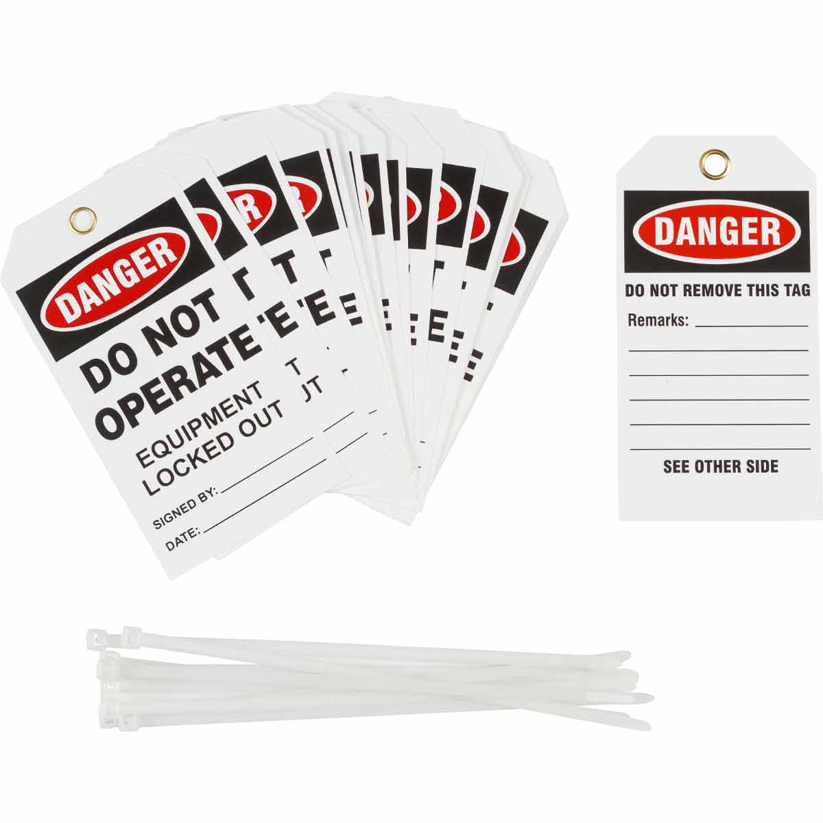TG027E TAG DANGER DO NOT OPERATE EQUIP 25/PK
