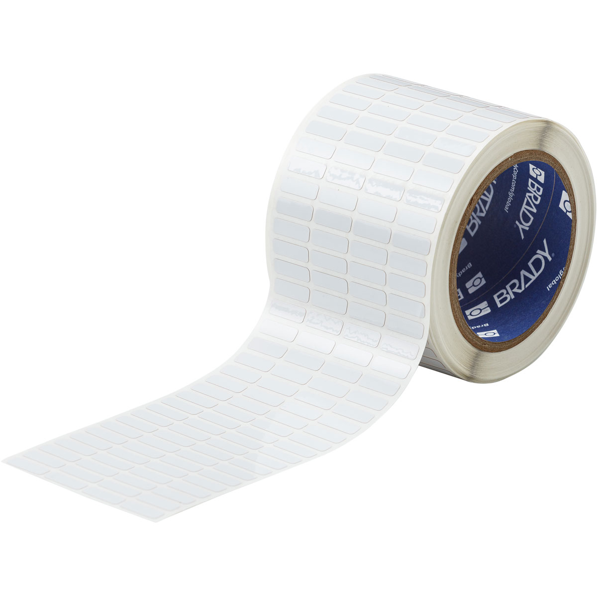 B-473 Static Dissipative Polyester 10000 per Roll Gloss Finish White Thermal Transfer Printable Label Brady Worldwide Inc. Brady THT-11-473-10 0.25 Width x 0.25 Height 