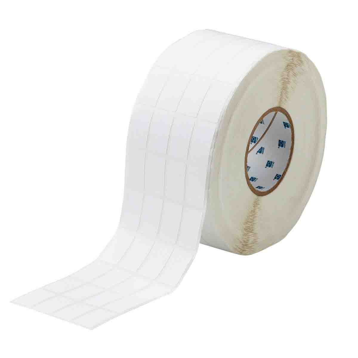 Matte Finish White Thermal Transfer Printable Label 3000 per Roll Brady THT-152-499-3 0.375 Width x 1 Height B-499 Nylon Cloth 