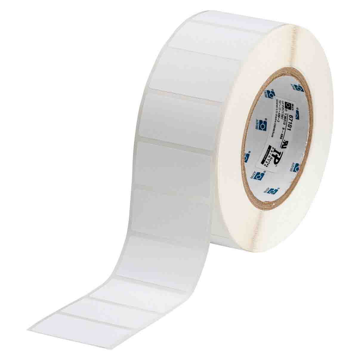 THT-17-489-3 Label Polyester 1in x 2in WT 3000/RL