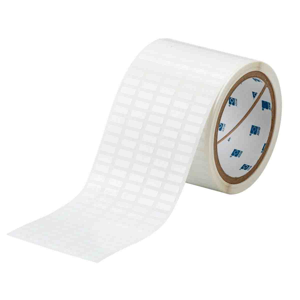 Brady PTL-17-423 Thermal Transfer Labels, 1" X 0.5", White B-423, 500/Roll