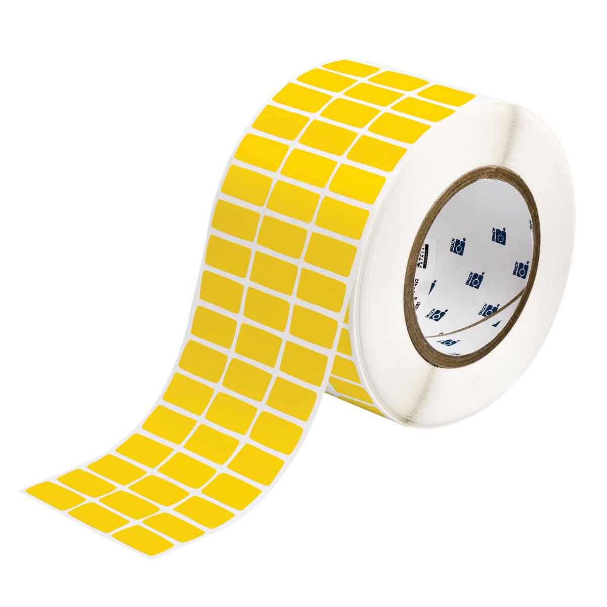 THT-5-8591-10-YL Label Polyester 0.5in x 1in YL 10000/RL