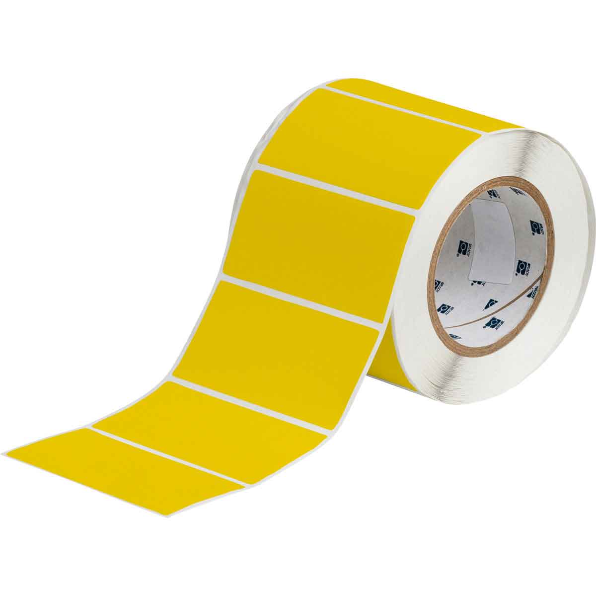 THT-55-8591-1-YL Label Polyester 2in x 4in YL 1000/RL