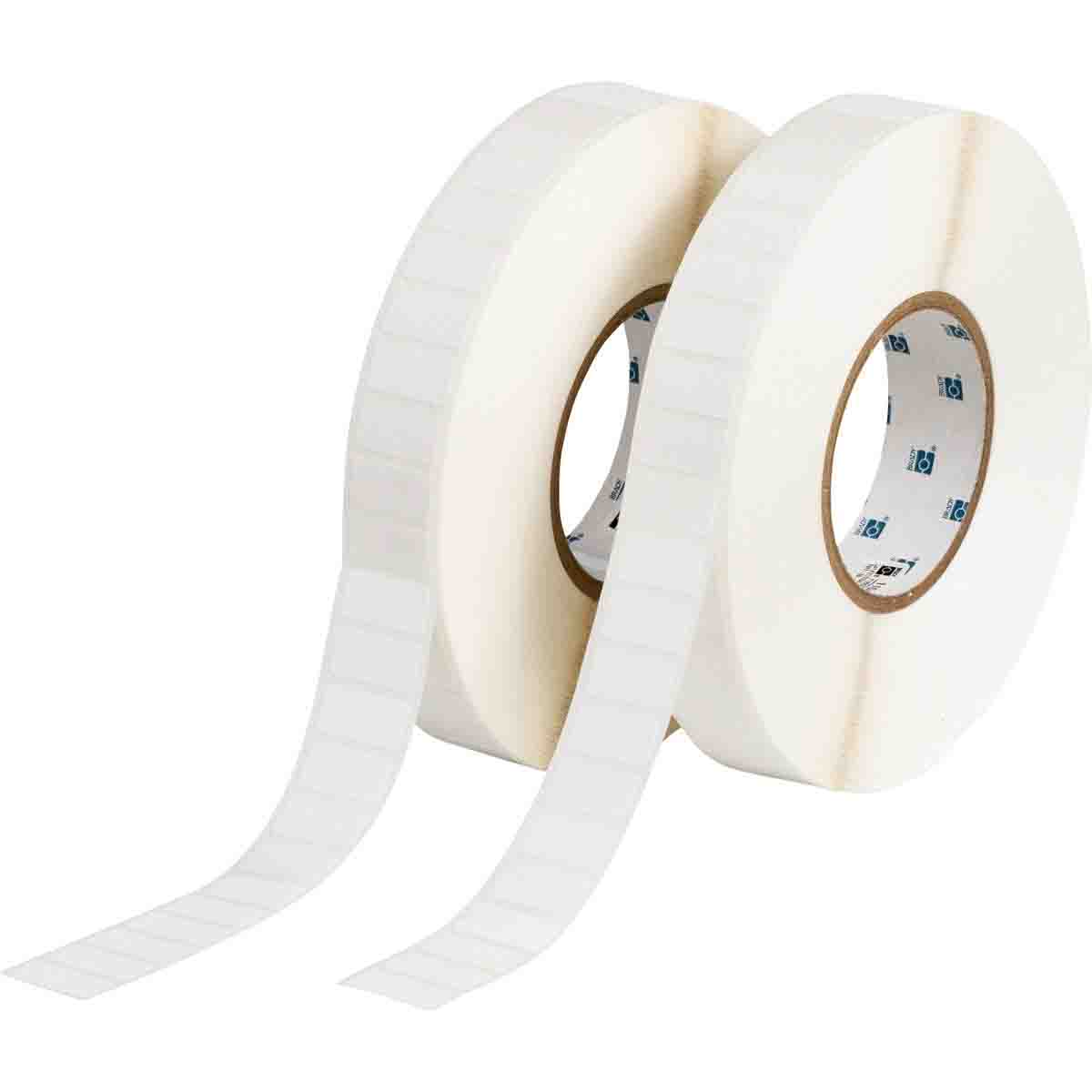 THT-59-498-10 Label Vinyl 0.5 in x 1in WT PK 2RL