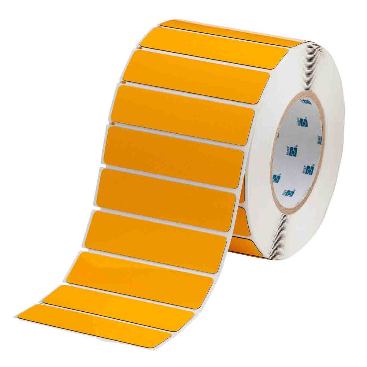 THTEP-174-593-.5YL Label Polyester 1in x 4in YL 500/RL