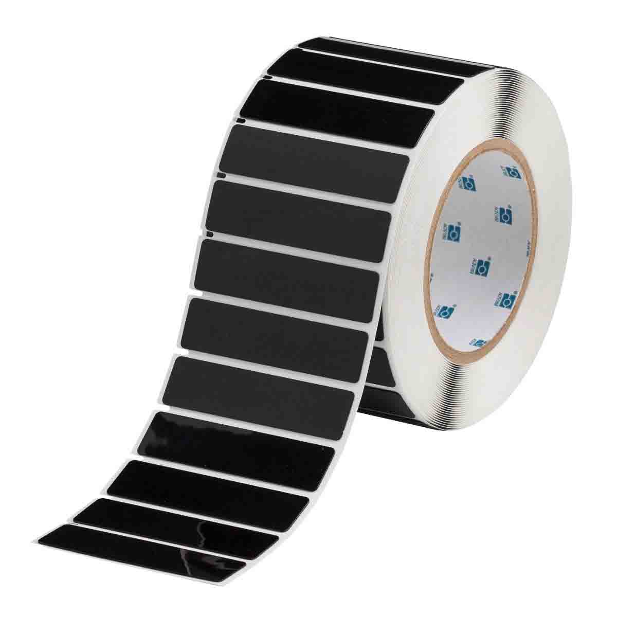 THTEP-175-593-.5BK Label Polyester 0.75in x 3in BK 500/RL