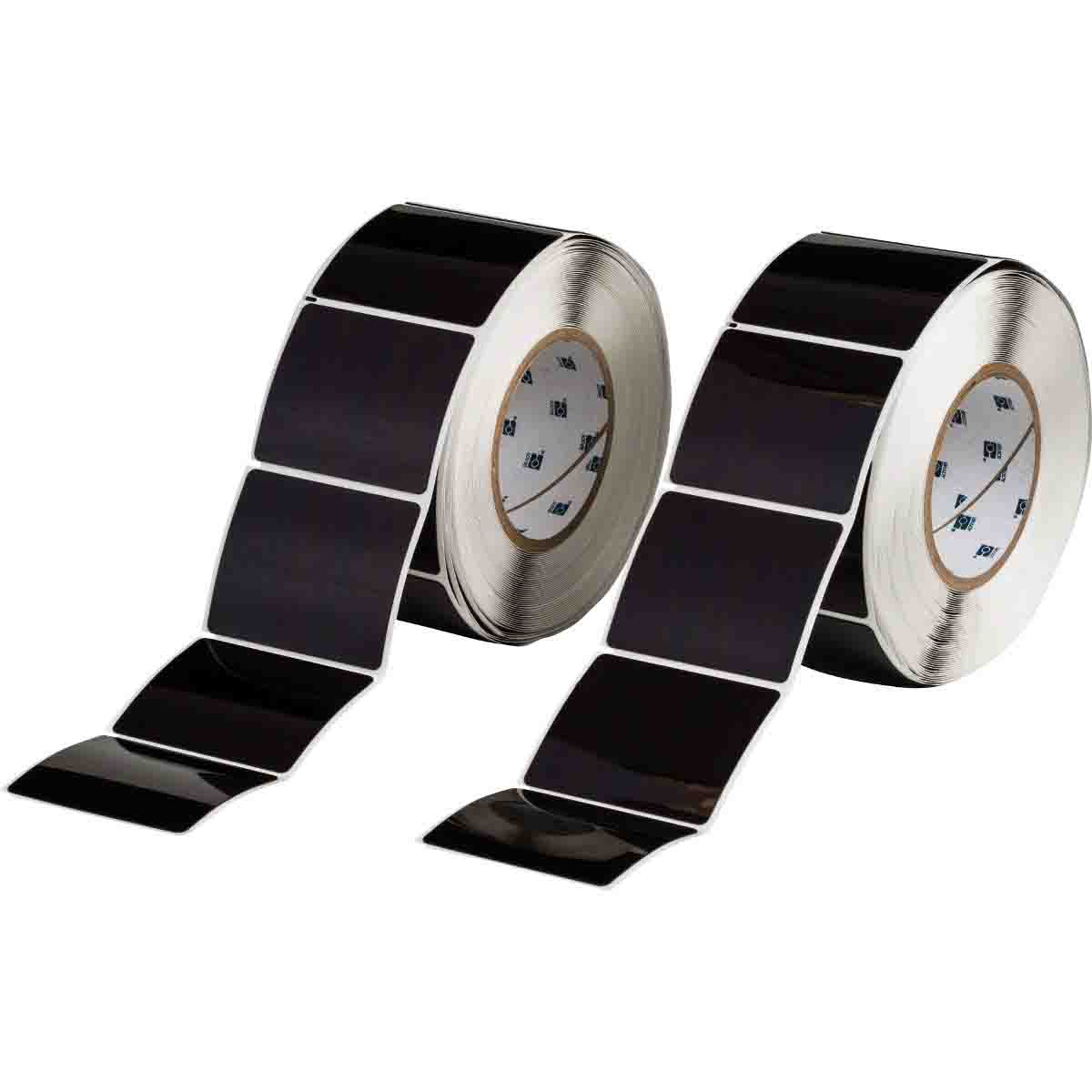 THTEP-177-593-.5BK Label Polyester 2.5 in x 3in BK PK 2RL