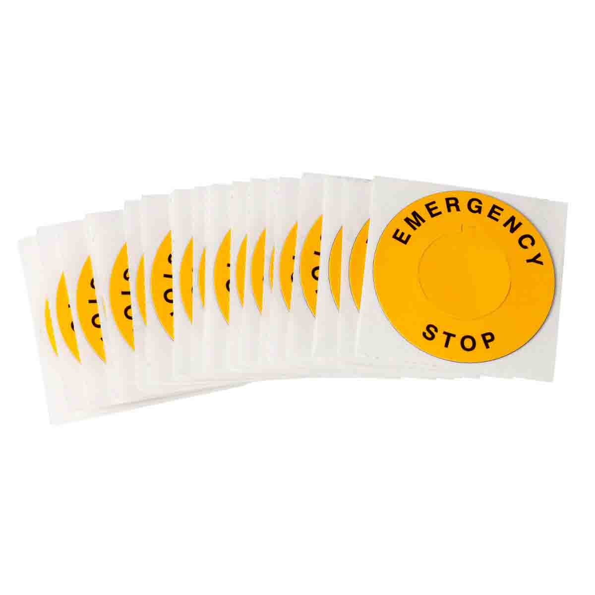 Labels-ON-A-ROLL-EMERG Stop 