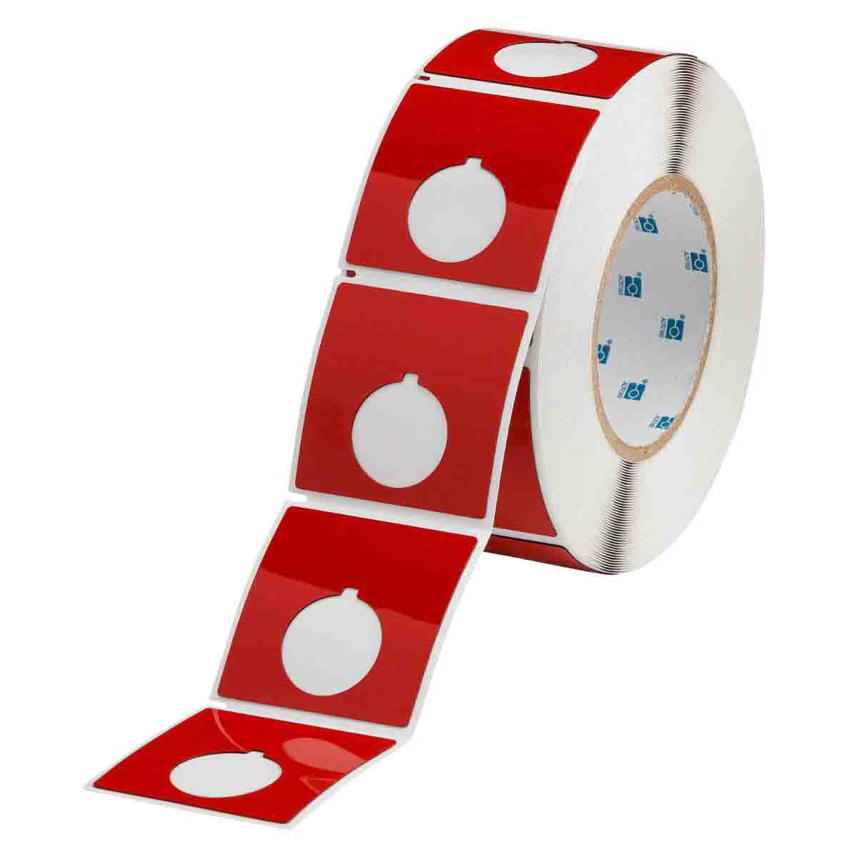 THTEP170-593-.25RD Label Polyester 2.4in x 2.4in RD 250/RL