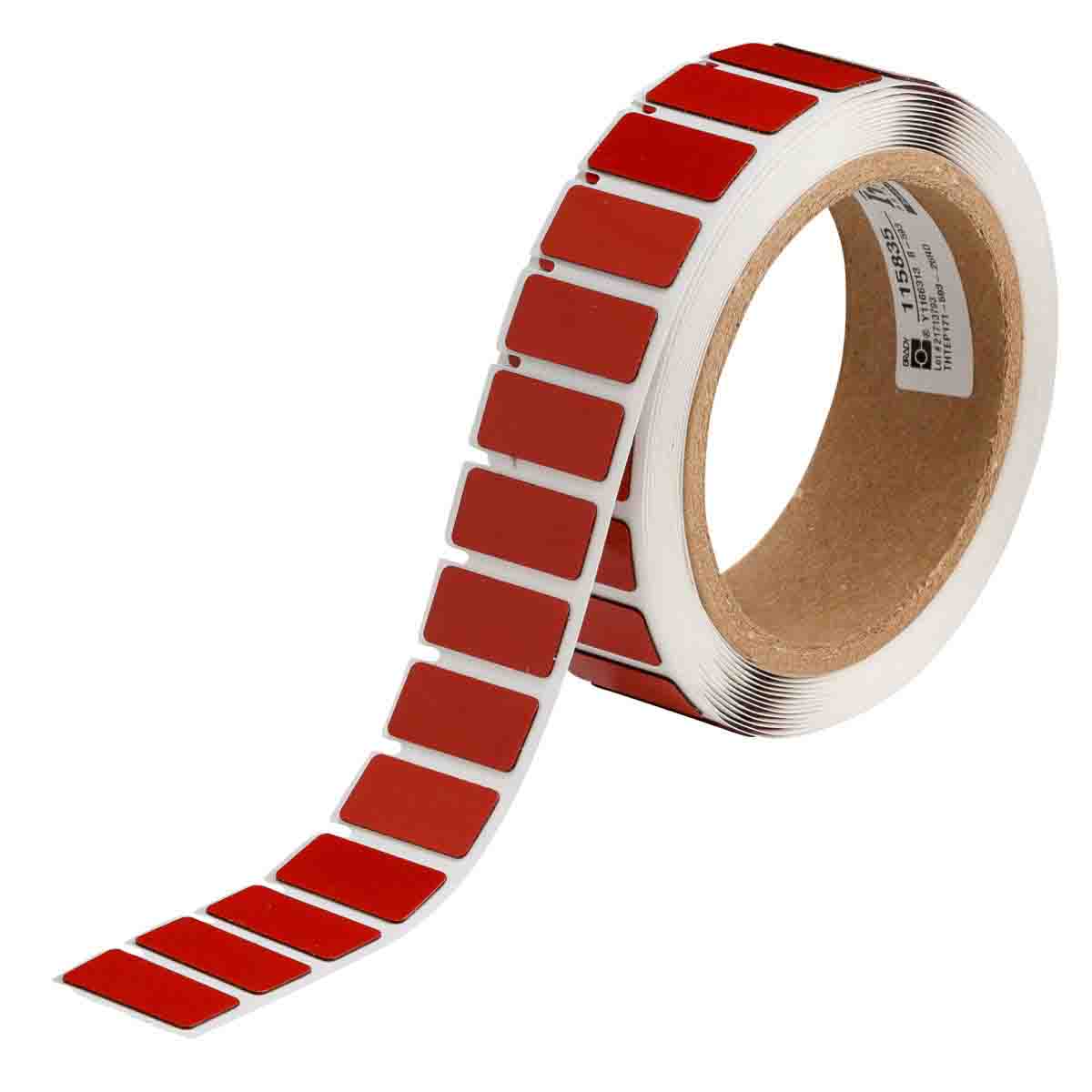 THTEP171-593-.25RD Label Polyester 0.49in x 1.6in RD 250/RL