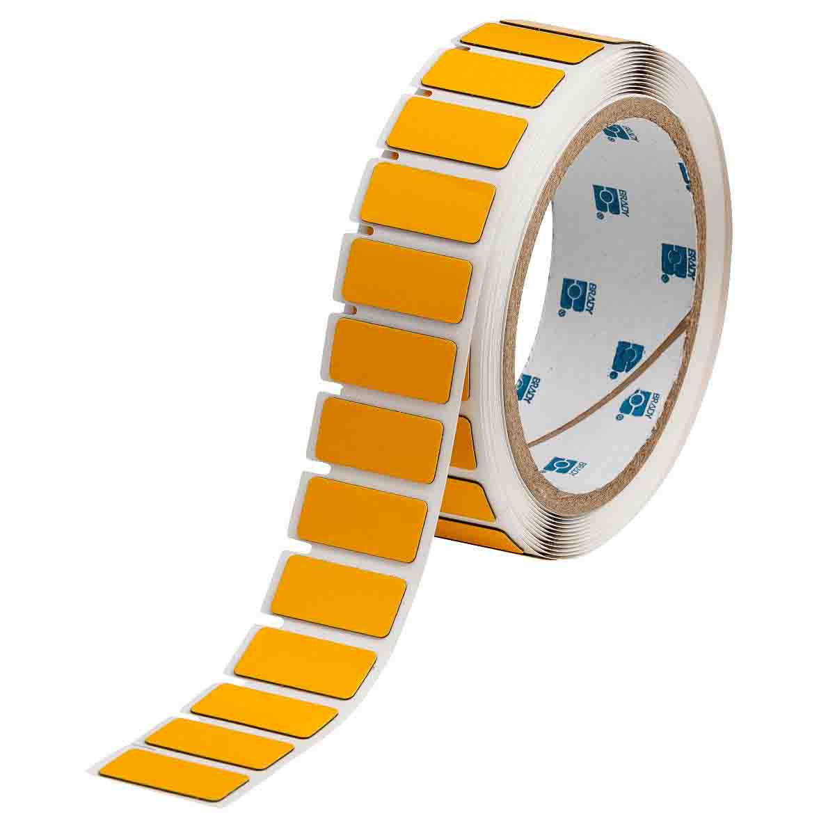 THTEP171-593-.25YL Label Polyester 0.49in x 1.6in YL 250/RL