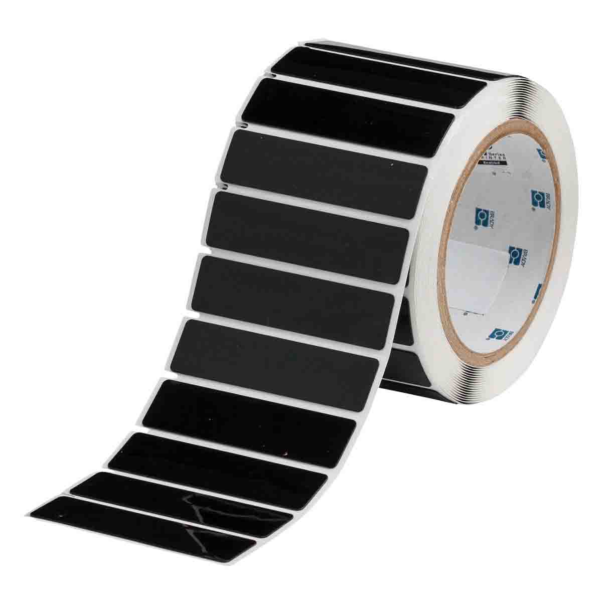 THTEP175-593-.25BK Label Polyester 0.75in x 3in BK 250/RL