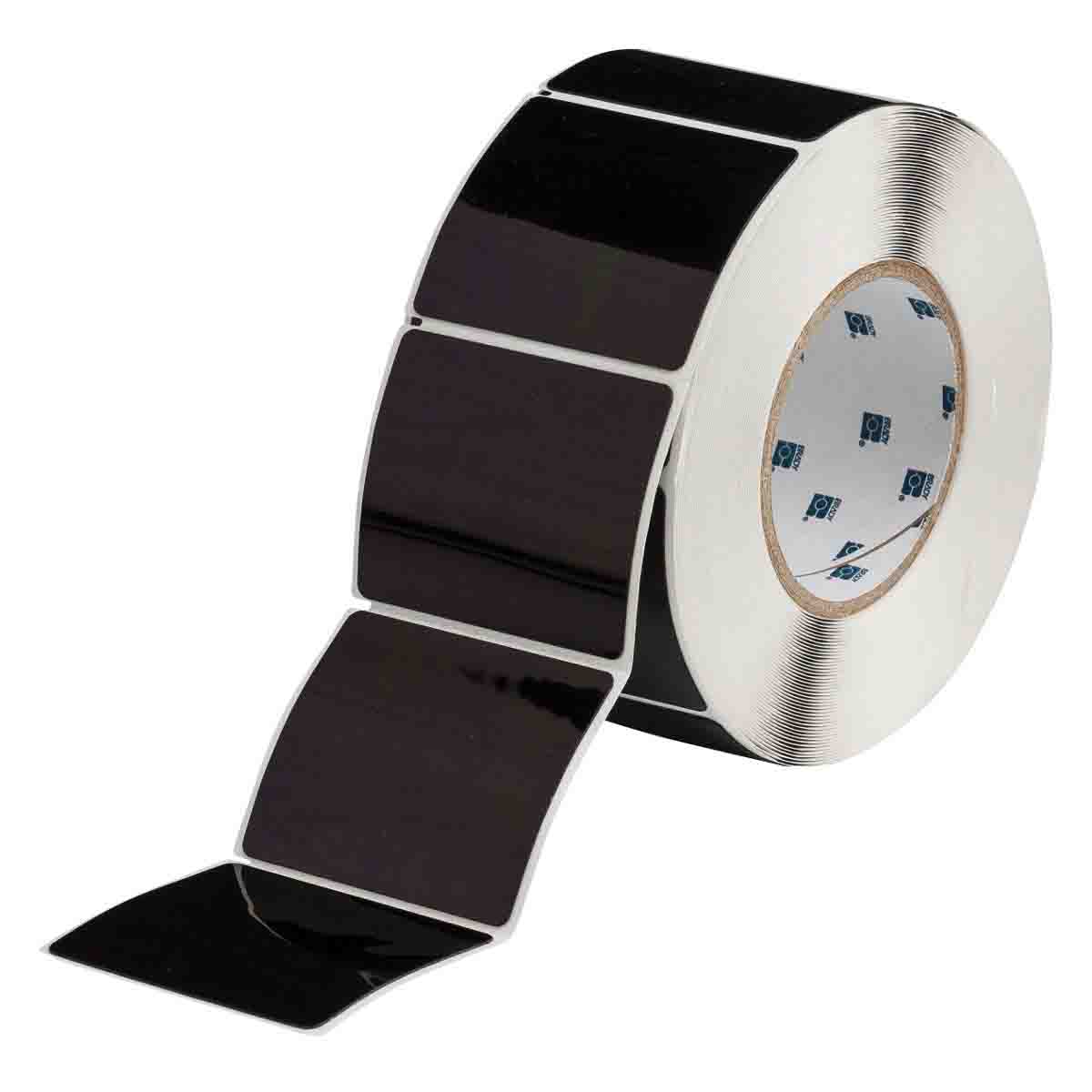 THTEP177-593-.25BK Label Polyester 2.5in x 3in BK 250/RL