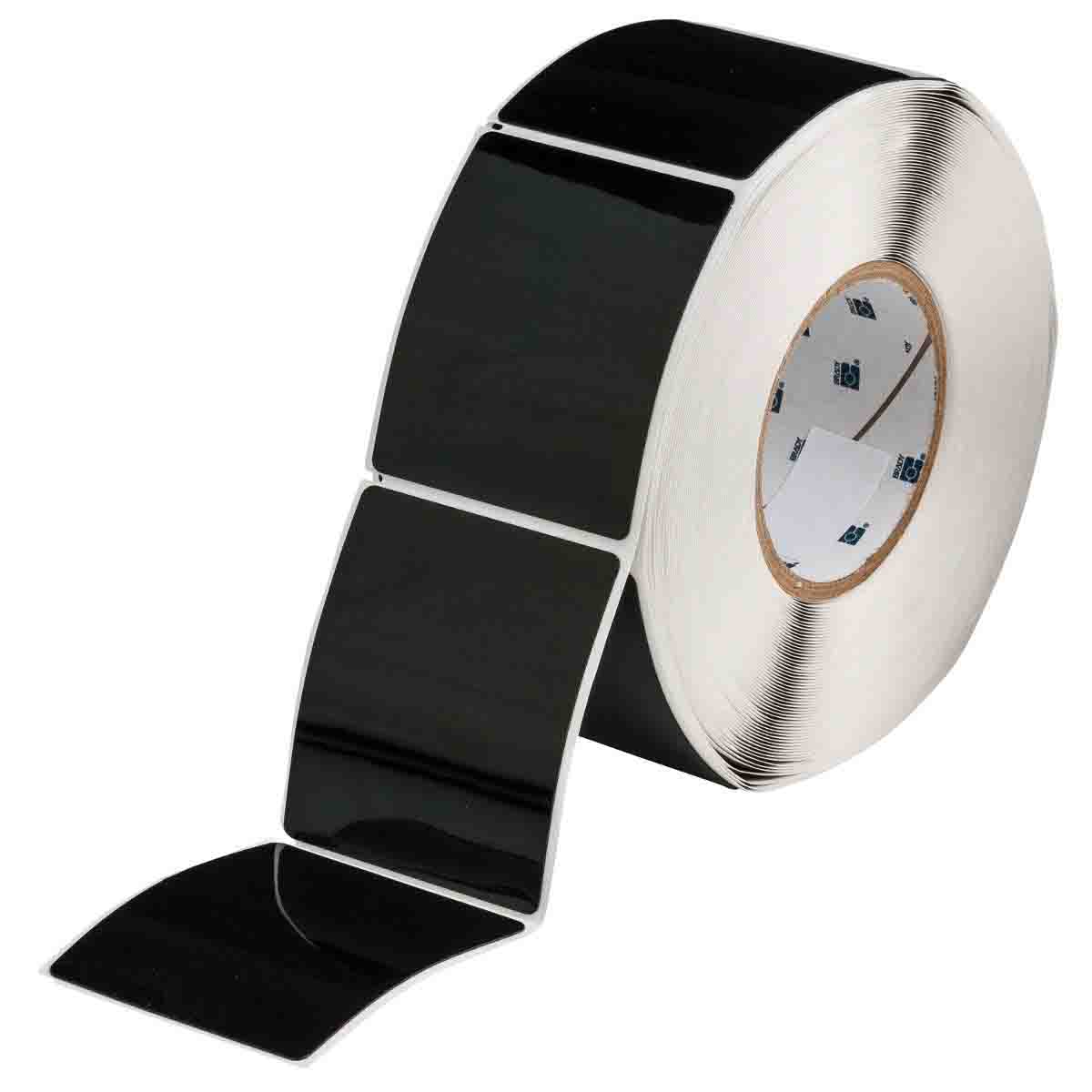 THTEP178-593-.25BK Label Polyester 3.5in x 3in BK 250/RL