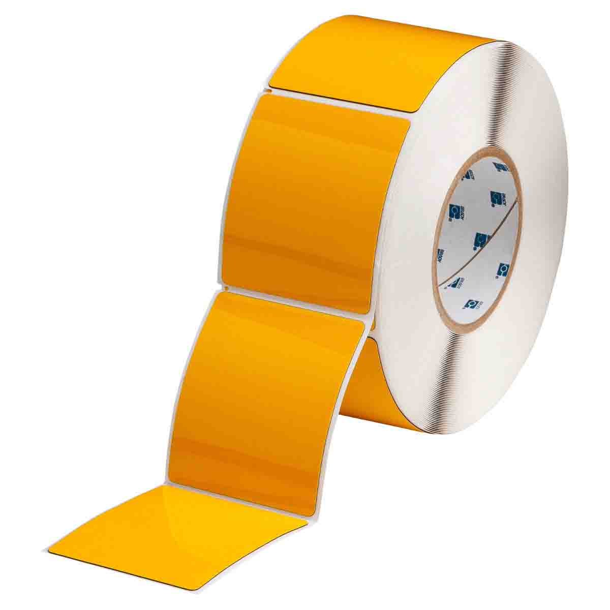 THTEP178-593-.25YL Label Polyester 3.5in x 3in YL 250/RL