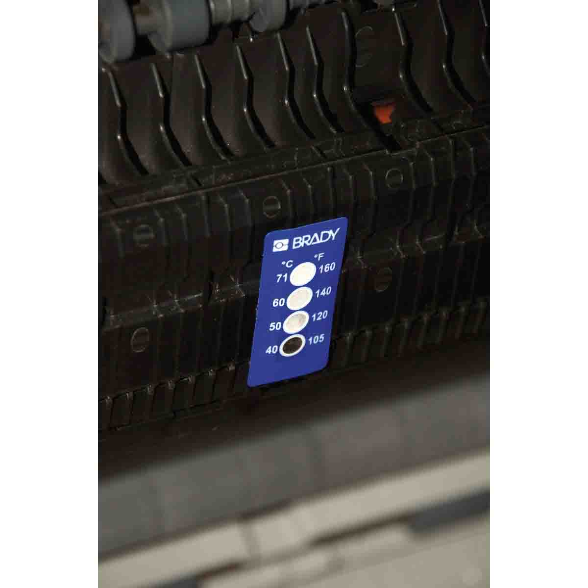 Temperature Indicating 4 Level Labels Brady Part TIL482C/180F