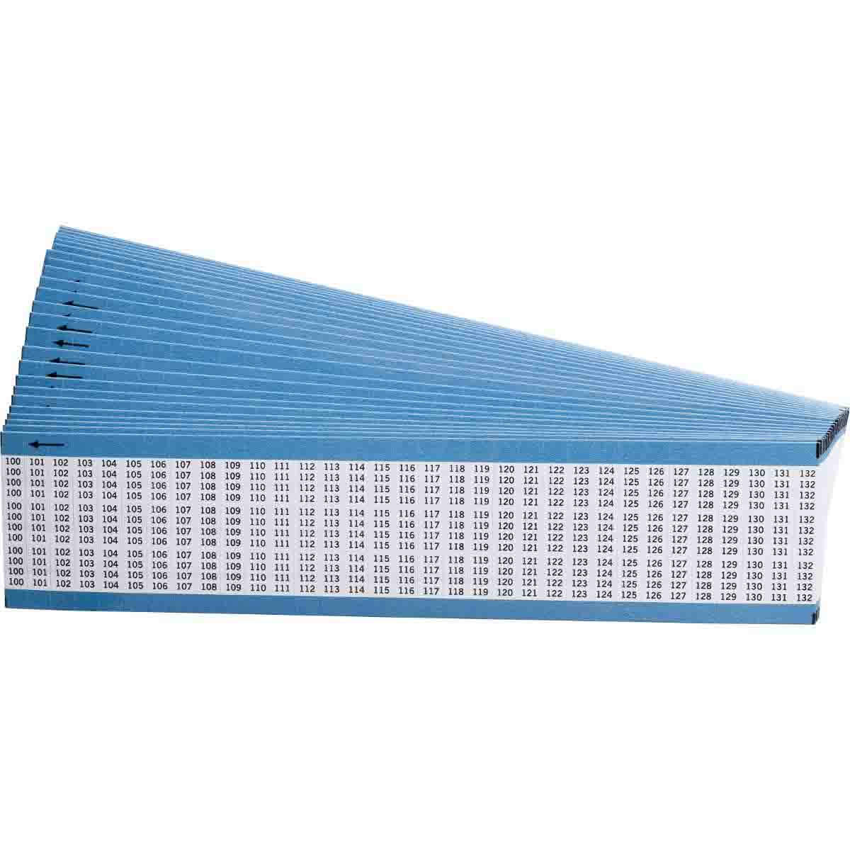 TMM-100-132-PK Wire Marker 0.5in H x 0.27in W, 100-132