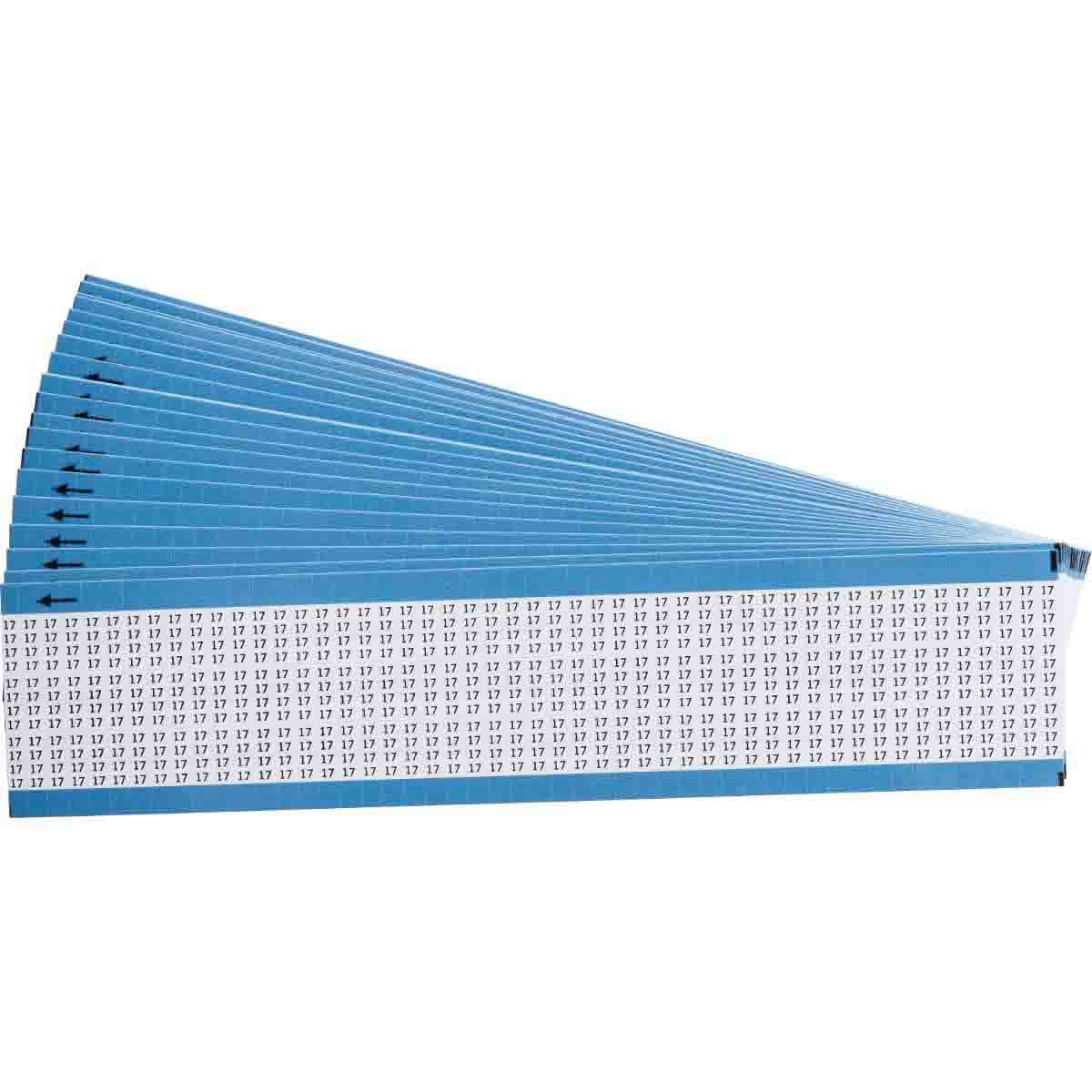 TMM-17-PK Wire Marker 0.5in H x 0.18in W, 17