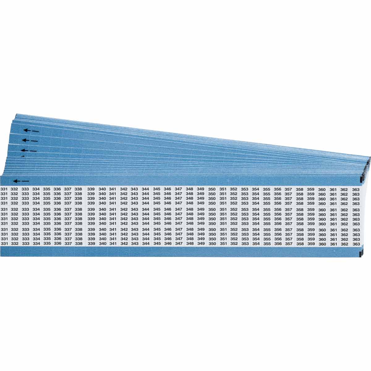 TMM-331-363-PK Wire Marker 0.5in H x 0.27in W, 331-363