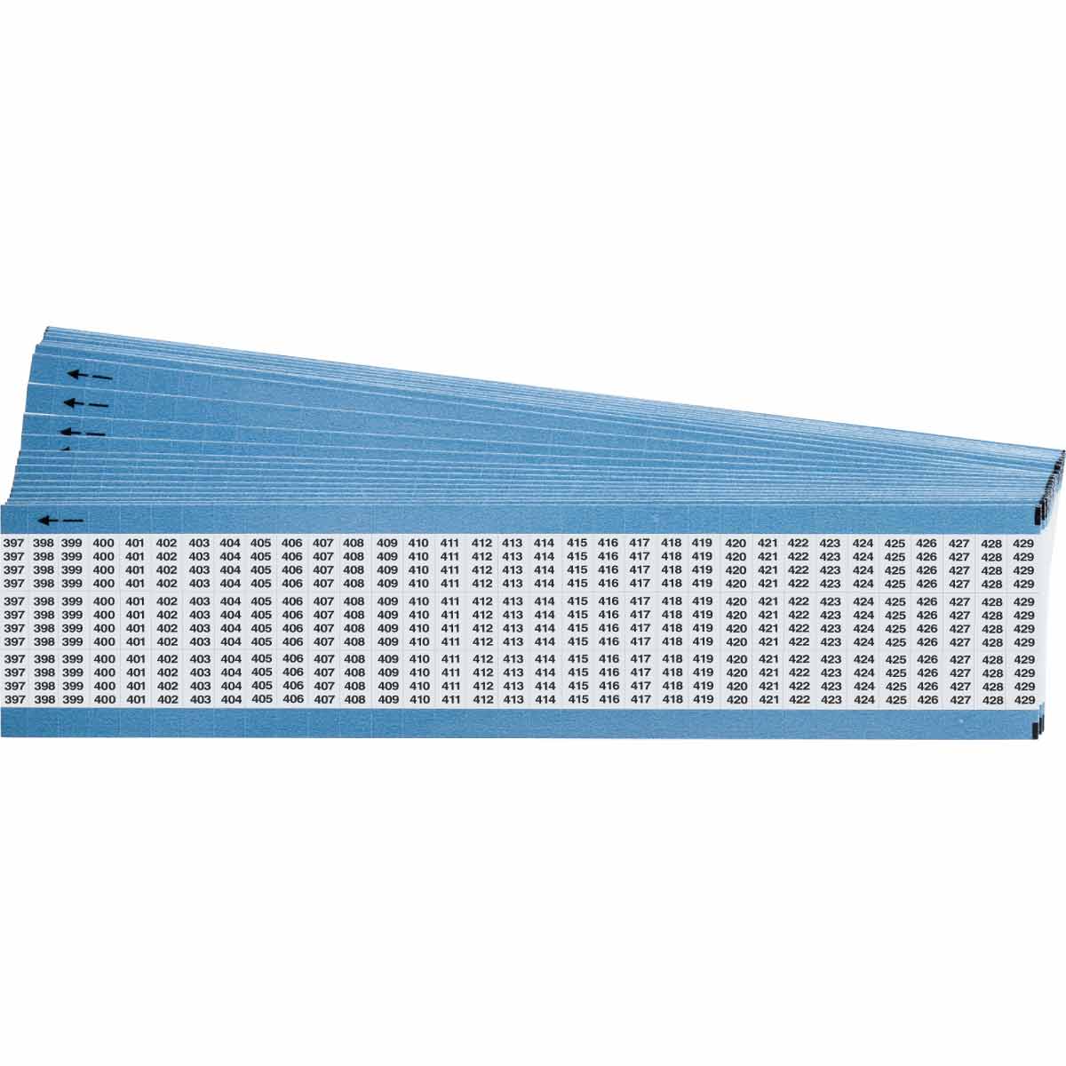 TMM-397-429-PK Wire Marker 0.5in H x 0.27in W, 397-429