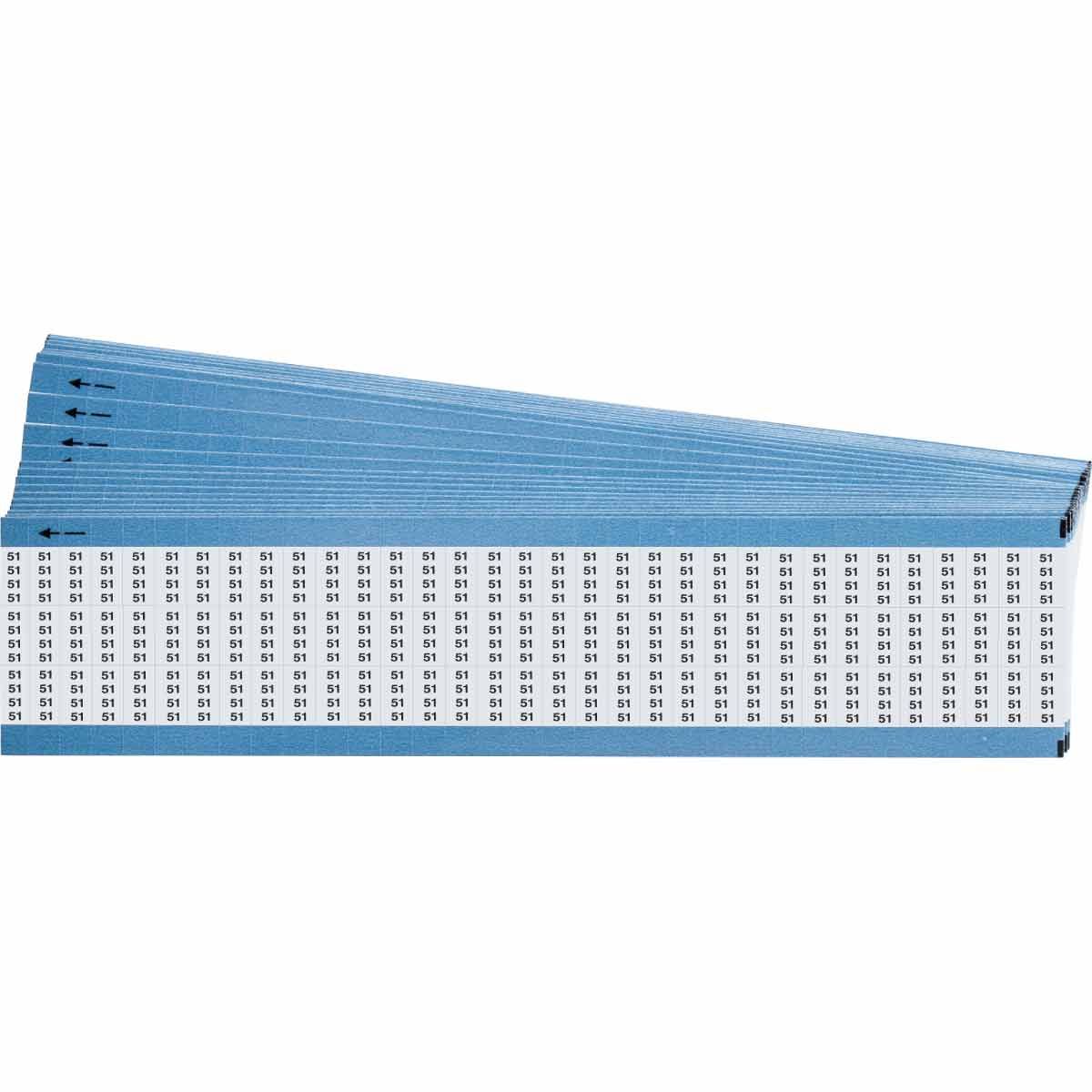 TMM-51-PK Wire Marker 0.5in H x 0.18in W, 51