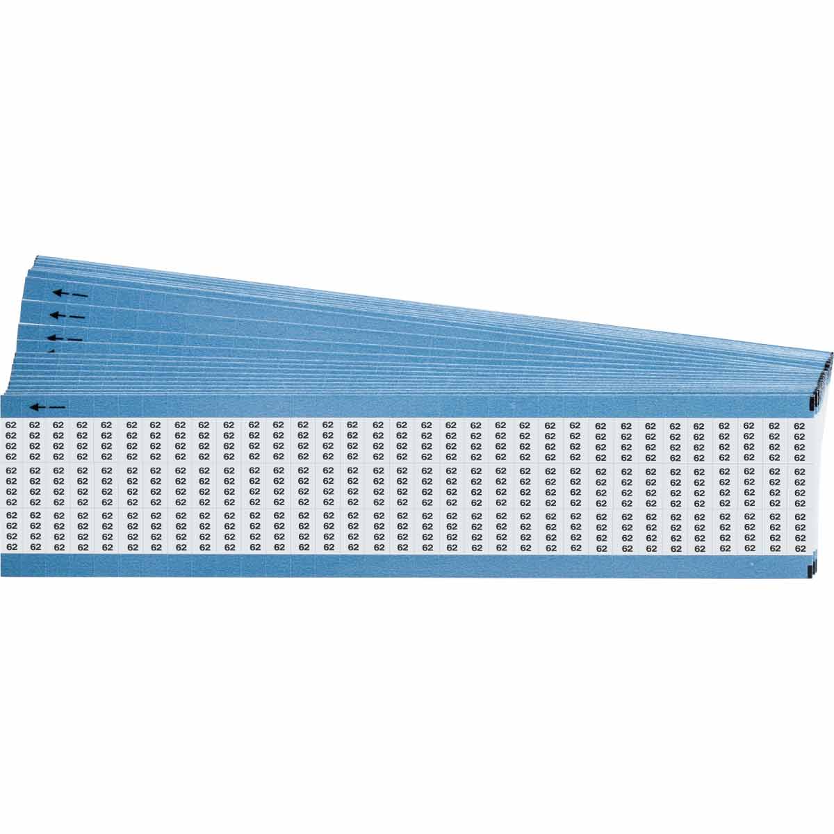 TMM-62-PK Wire Marker 0.5in H x 0.18in W, 62