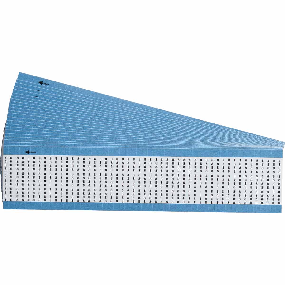 TMM-8-PK Wire Marker 0.5in H x 0.18in W, 8