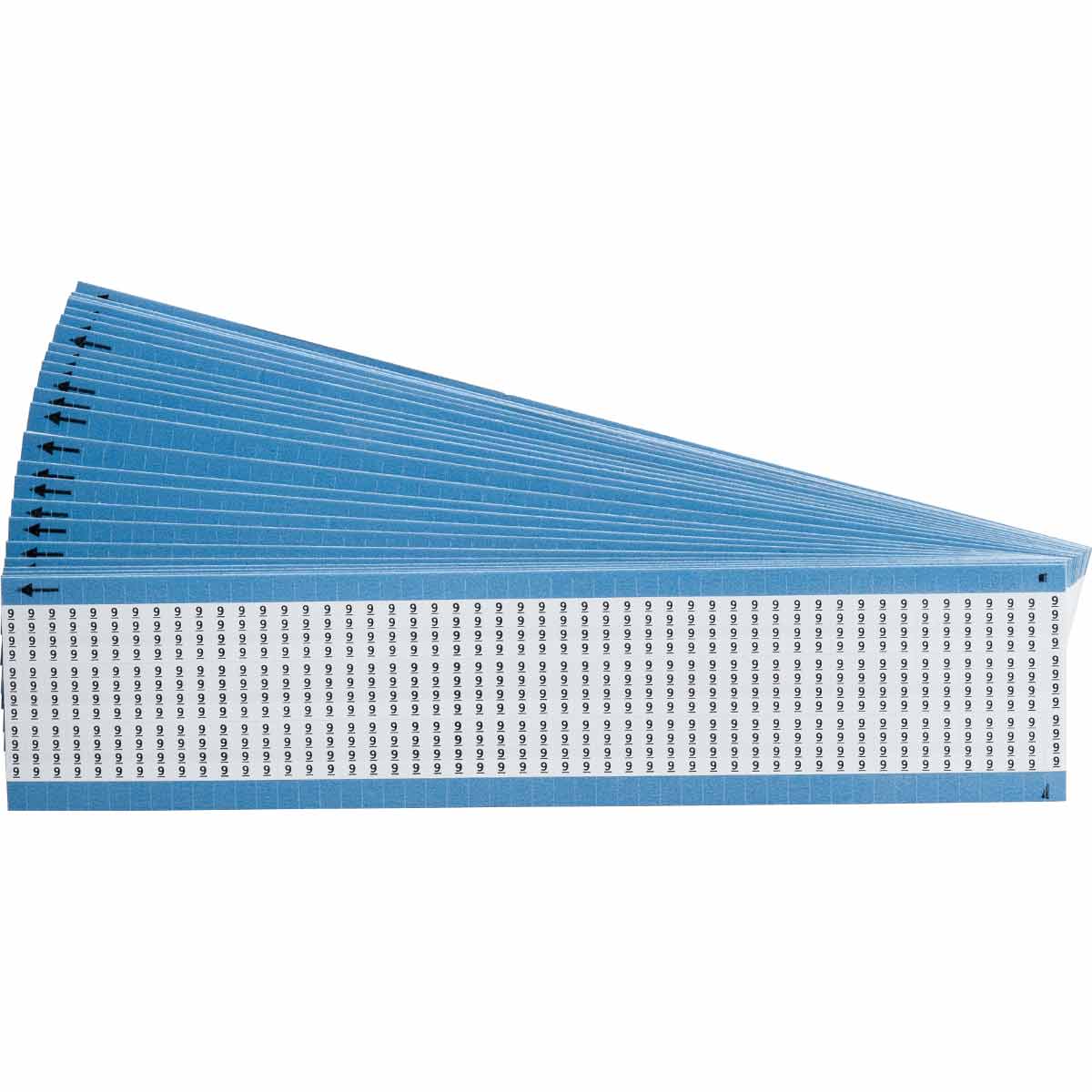 TMM-9-PK Wire Marker 0.5in H x 0.18in W, 9