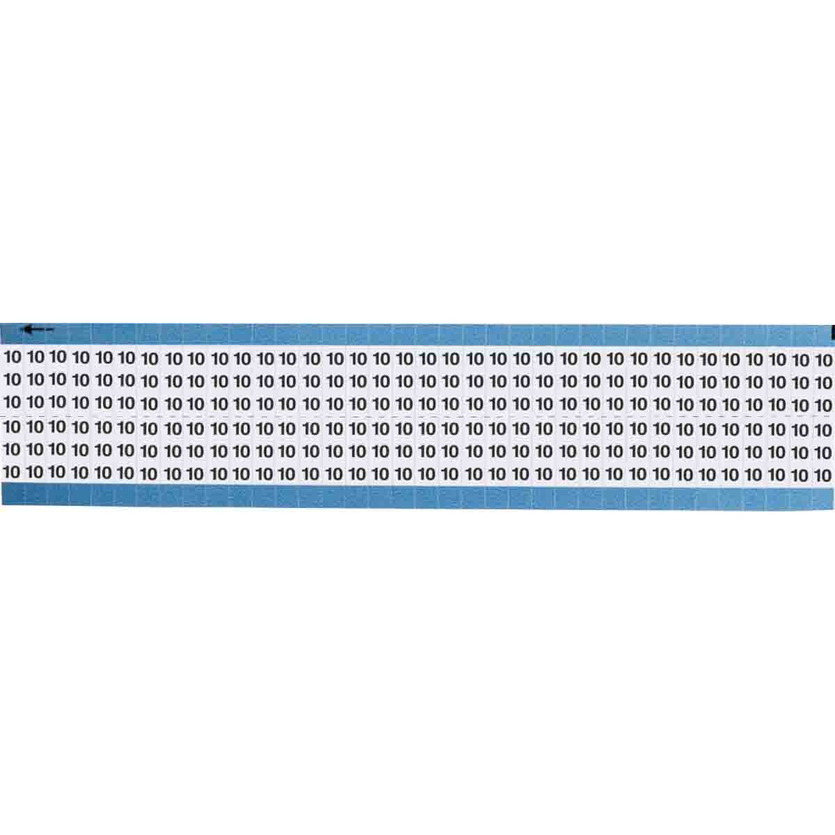 TWM-10-SC-PK Wire Marker 0.75in H x 0.25in W, 10