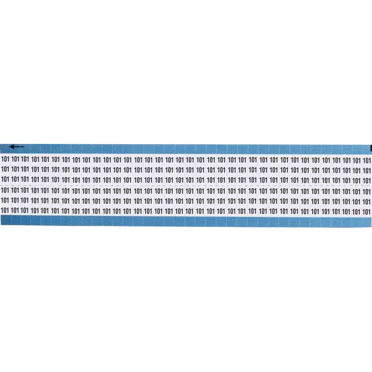 TWM-101-SC-PK Wire Marker 0.75in H x 0.36in W, 101