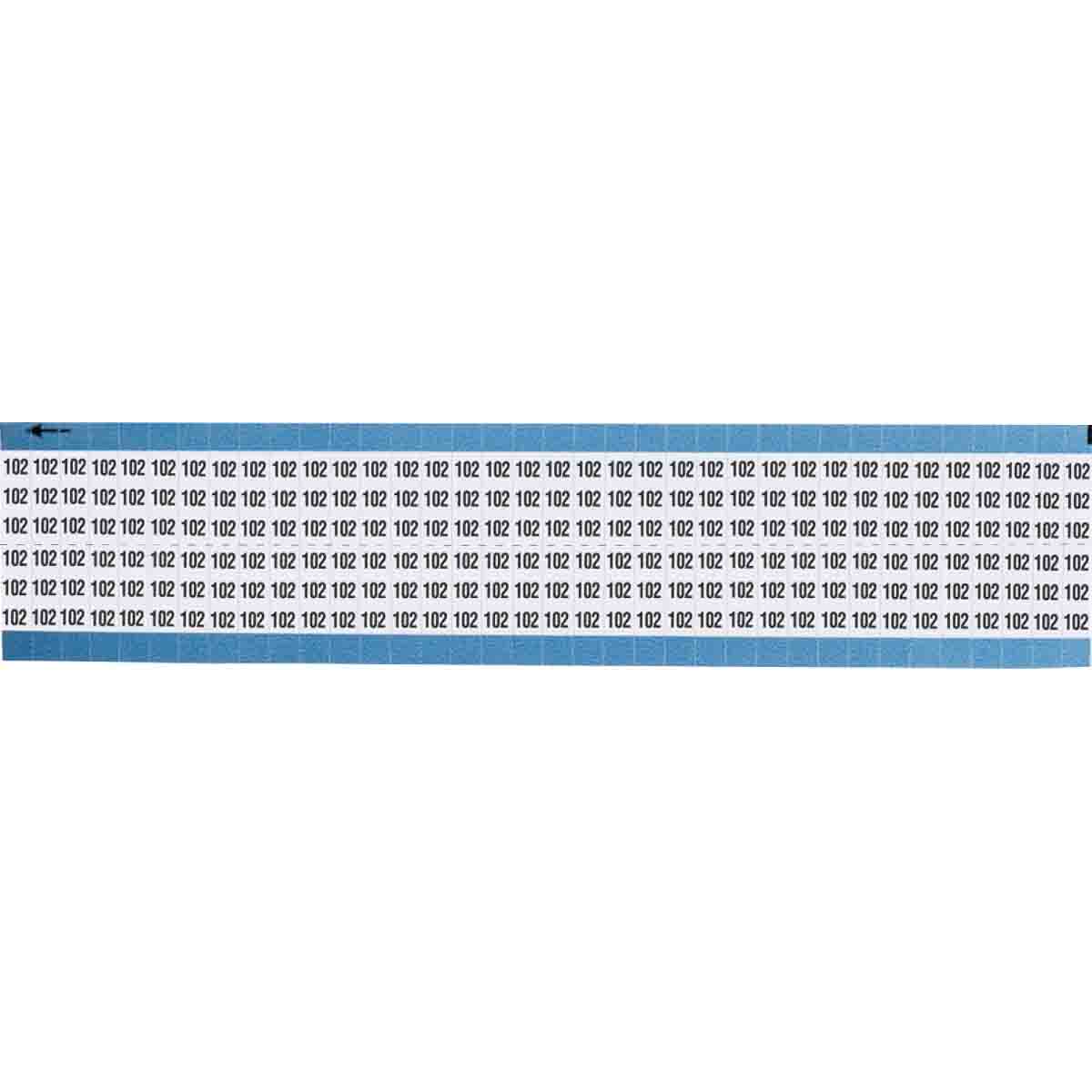 TWM-102-SC-PK Wire Marker 0.75in H x 0.36in W, 102