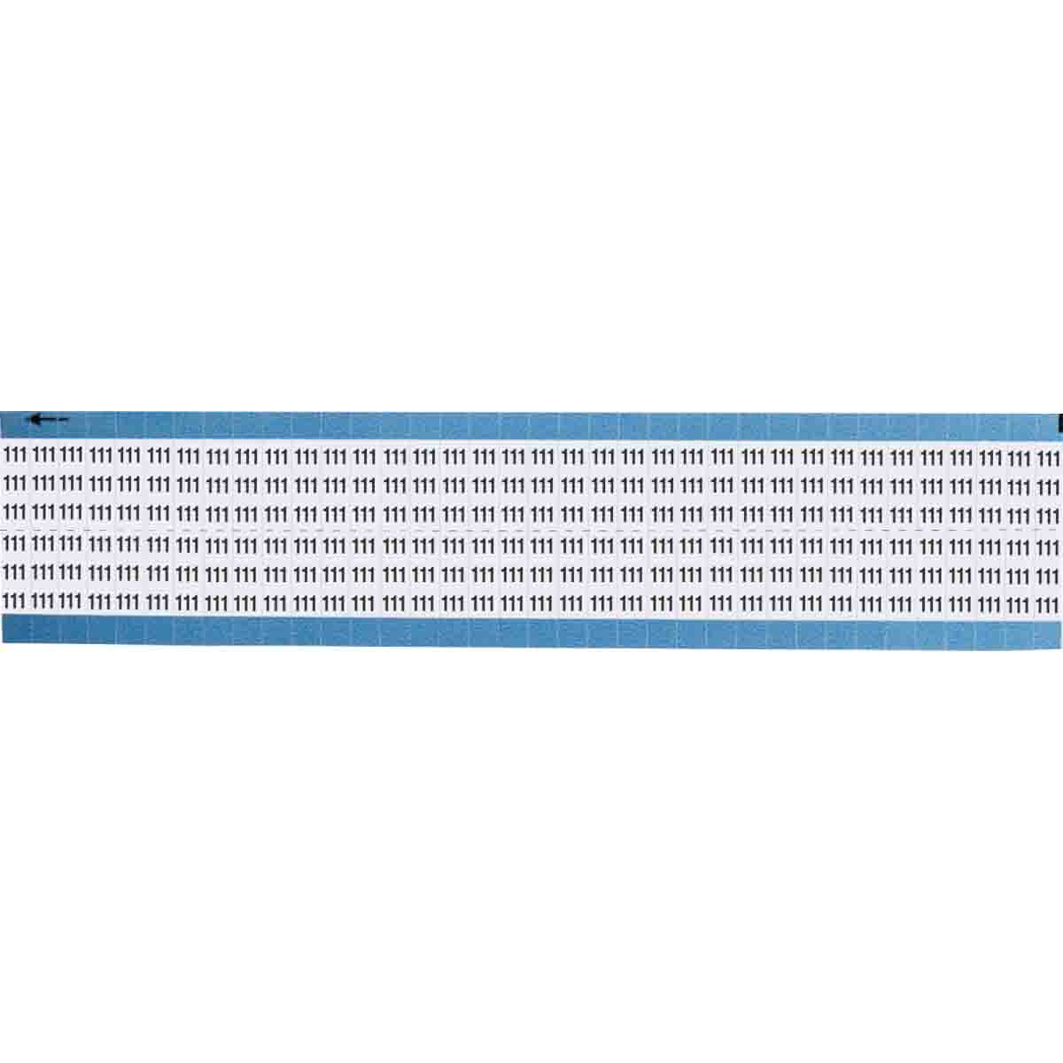 TWM-111-SC-PK Wire Marker 0.75in H x 0.36in W, 111